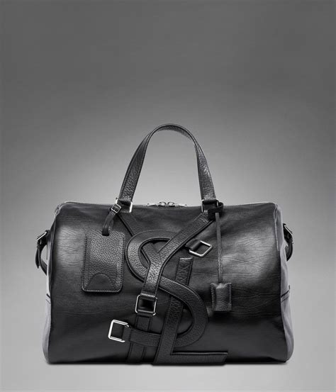 ysl duffle bag black|YSL travel bag for men.